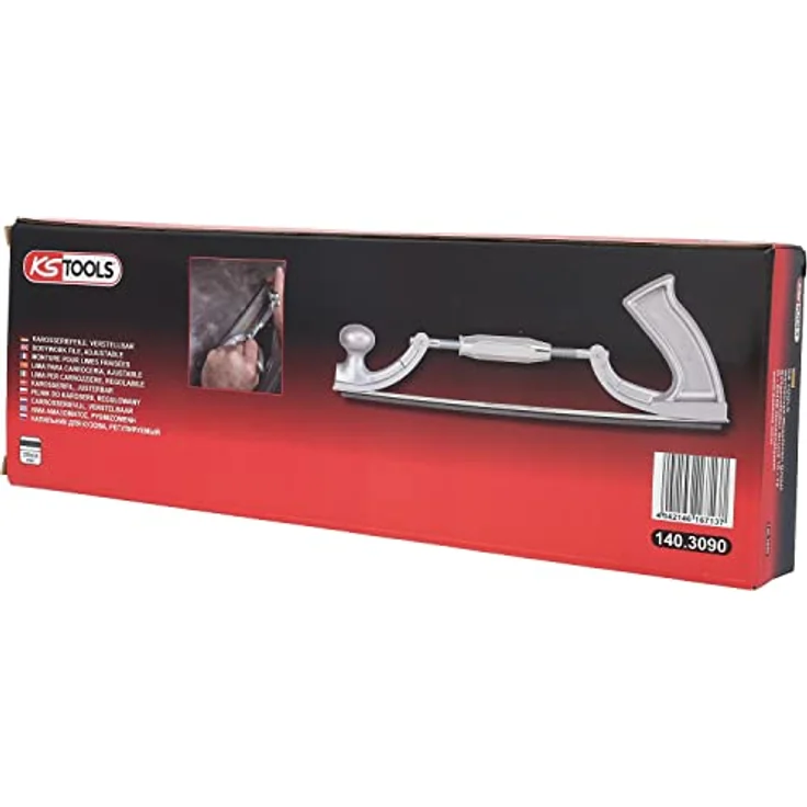 KS TOOLS Karosseriefeile, komplett mit Blatt – Bild 9