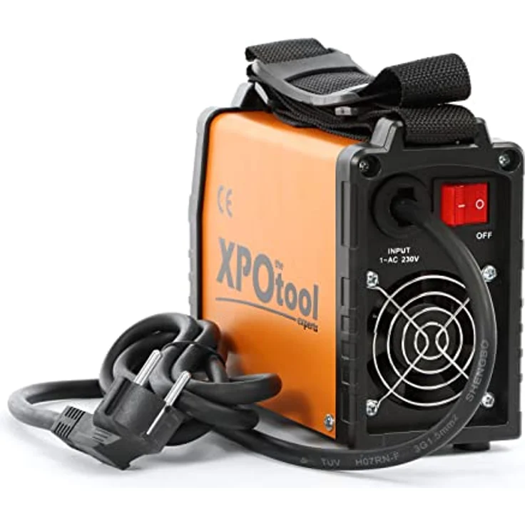 XPOtool MMA Elektroden Schweißgerät 20-120A IGBT Inverter, E-Hand mit Arc-force, Hot-start, Anti-stick, inklusive Zubehör – Bild 8