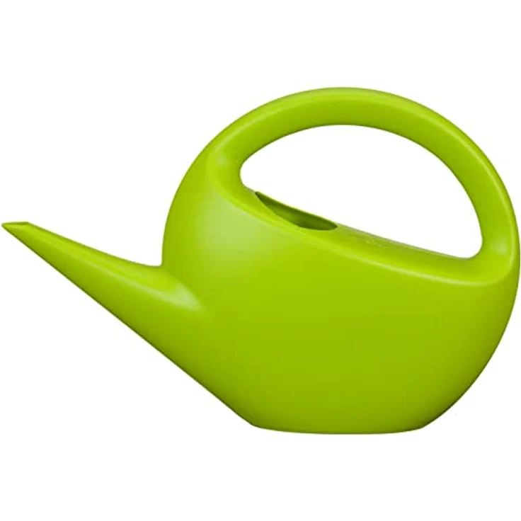 Scheurich Smilla, Gießkanne aus Kunststoff, ergonomischer Griff, 5 l Volumen, Farbe: Matt Green, 47,8 cm x 13,8 cm x 31,7 cm – Bild 1