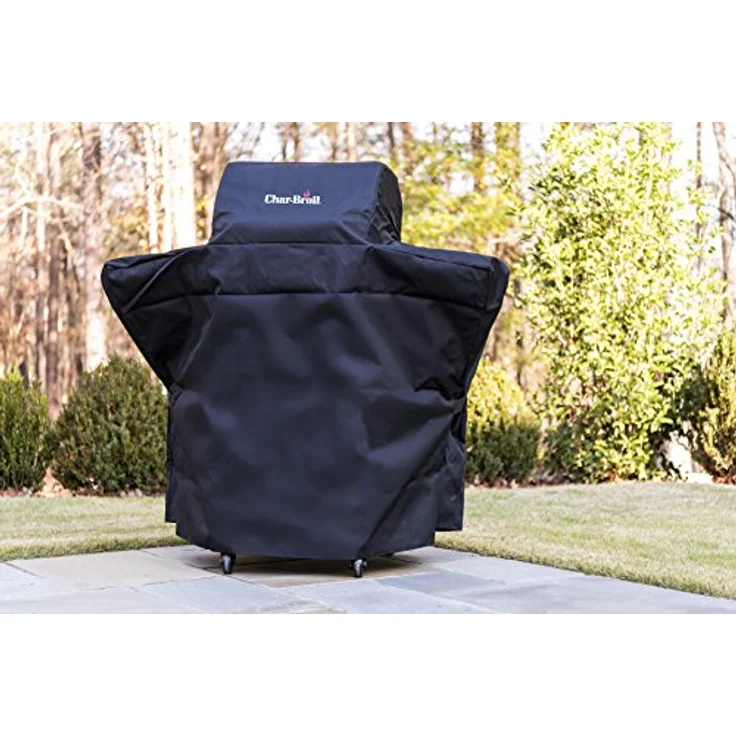 Char-Broil 140003, Premium Wetterschutzhaube für 2-Brenner-Grills aus starkem Polyester mit Seitenverschlüssen, maßgeschneidert, wetterfest – Bild 2
