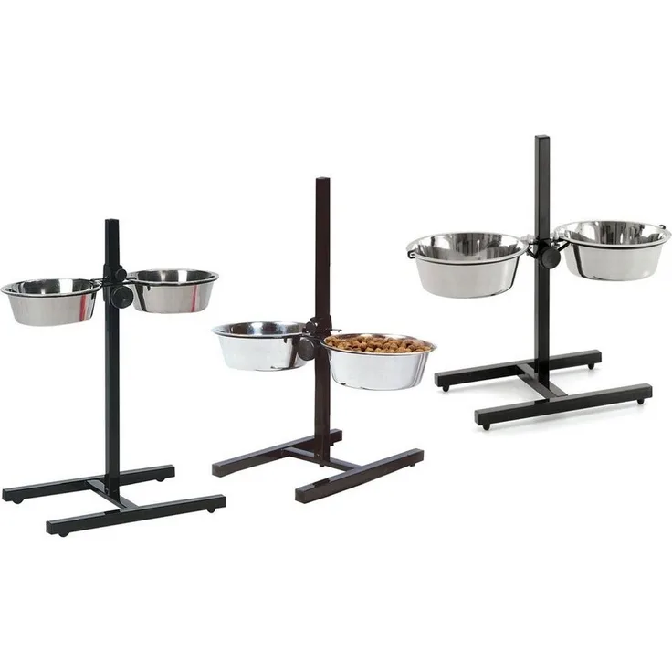 Karlie Napf-Set Karlie Otis Plus - Doppelnapfständer, Fassungsvermögen: 1,6 l, Höhenverstellbar bis 60 cm