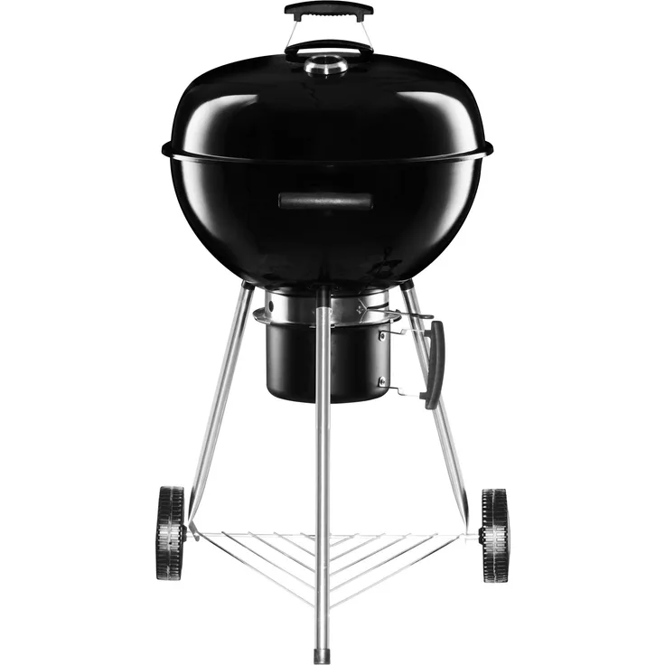 JTI GmbH Holzkohlegrill Gourmet 57 mit Ascheauffang, 54 cm Multigrill-Grid, schwarz