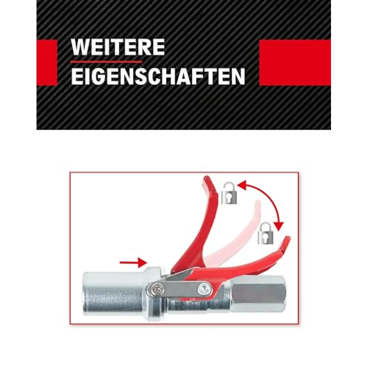 KS Tools 980.1108 Quick-Lock Schnellkupplung für Fettpressen, M10x1,0 – Bild 4