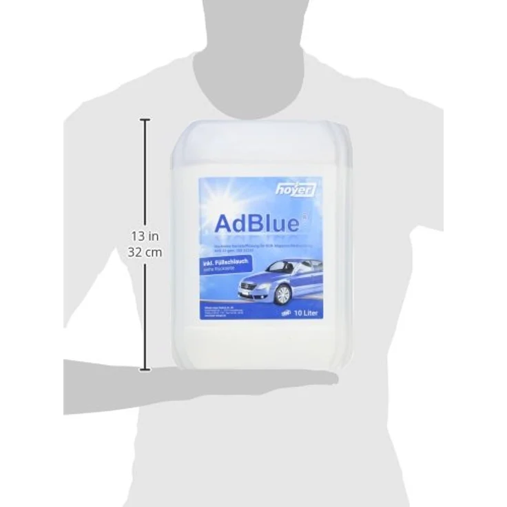 Hoyer Kanister AdBlue® 10 L, hochreines NOx-Reduktionsmittel für Dieselmotoren mit Füllschlauch – Bild 7