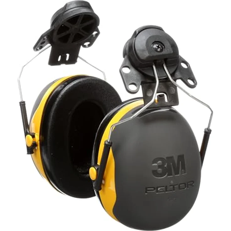 3M Kapselgehörschutz X2P3E, Helmbefestigung, SNR = 30 dB, schwarz-gelb – Bild 6