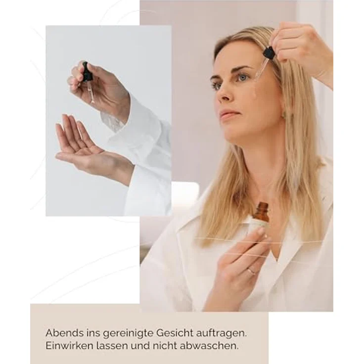 Alpinulin Midnight Moisture Nourishing Night Serum 20ml, Veganes Skincare Serum mit alpinen Wirkstoffen, Antioxidative Anti Aging Nachtpflege – Bild 4