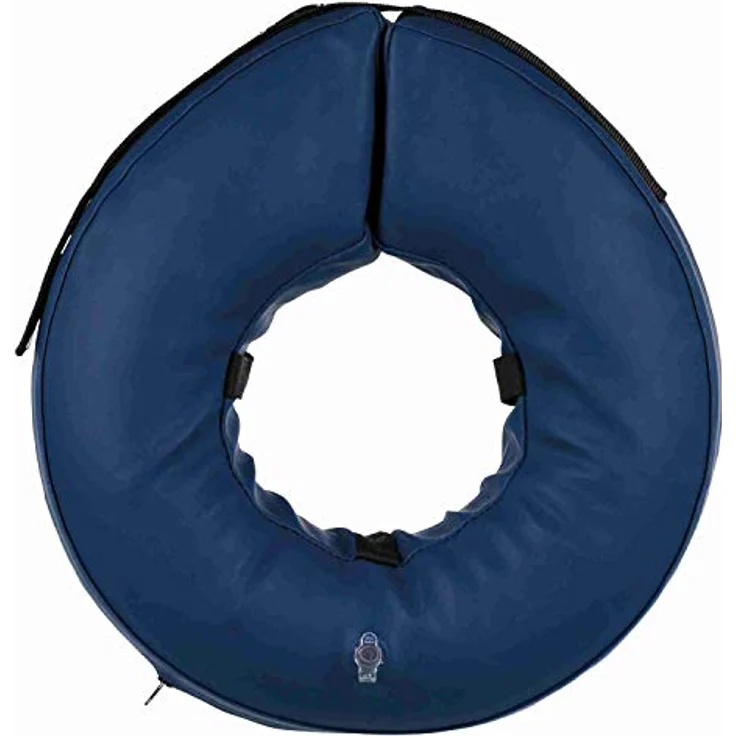 Trixie 19543 Schutzkragen, aufblasbar, M–L: 45–57 cm/11 cm, blau – Bild 2