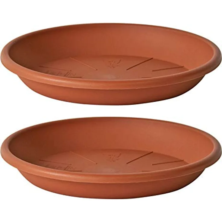 Euro3plast Medea Untersetzer 2er Set, 56 cm rund, terrakotta