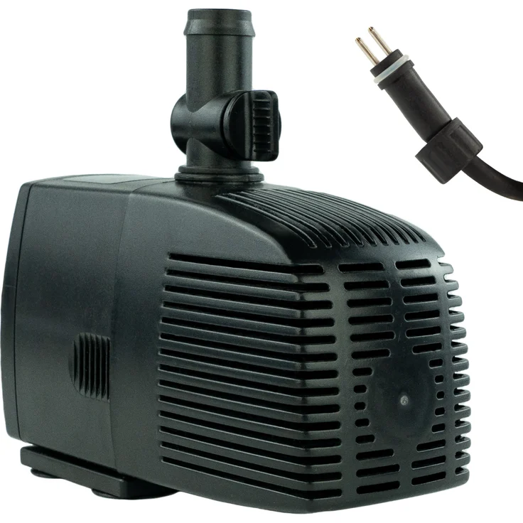 KERRY Ersatzpumpe ohne Trafo 1500 L/H | 12V AC | 25W | 8m Kabel | 2,5m Förderhöhe | Teichpumpe | Aquariumpumpe | Wasserspielpumpe | Brunnenpumpe | Springbrunnen-Pumpe – Bild 1