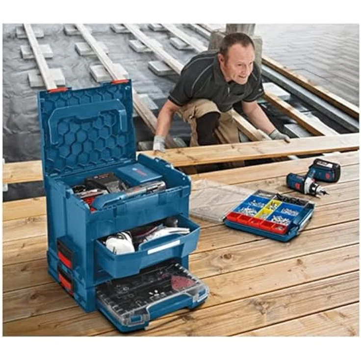 Bosch L-Boxx Einlage GBH 18V-22 + GDE 18V-12, optimale Raumnutzung für Werkzeugaufbewahrung – Bild 4