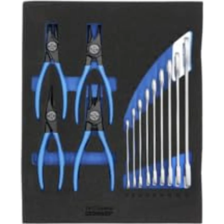 Gedore TS-308 2956535, 308-teiliges Werkzeugset mit 2-farbigen Schaumstoffeinlagen und umfassendem Werkzeugsortiment – Bild 6