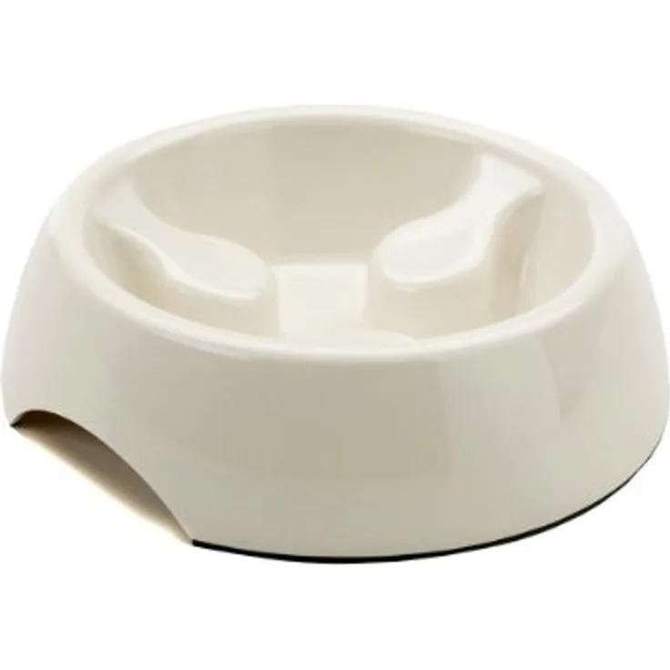 Savic Plastiknapf Slow Down, Ø 18 cm H 6 cm, assortiert, 400 ml (0.40 l), Futternapf mit Schlingschutz und Griffmulde