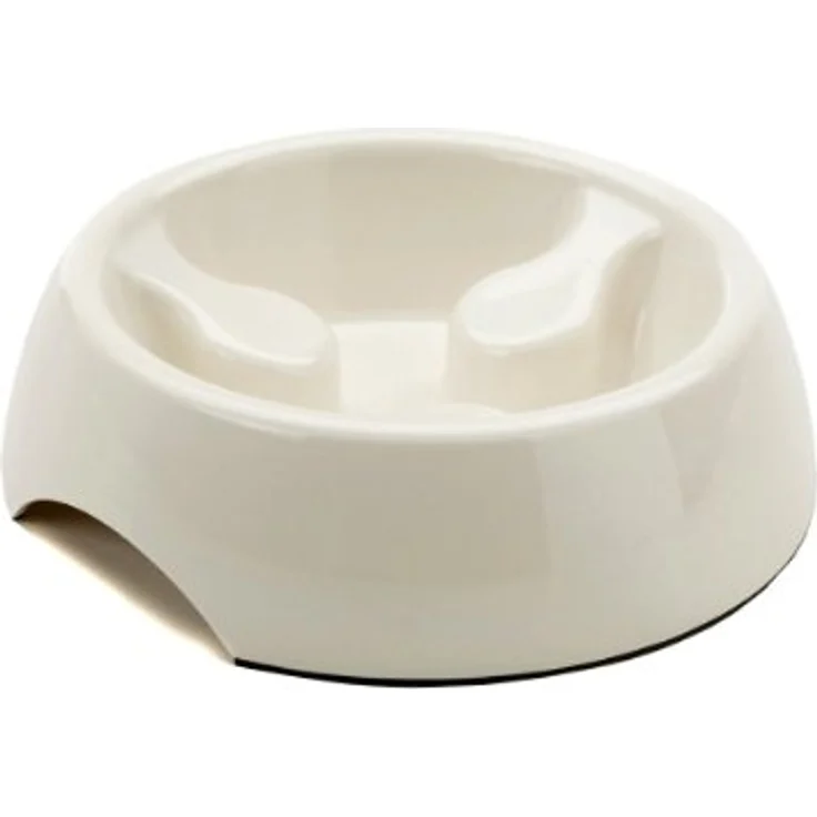 Savic Plastiknapf Slow Down, Ø 18 cm H 6 cm, assortiert, 400 ml (0.40 l), Futternapf mit Schlingschutz und Griffmulde