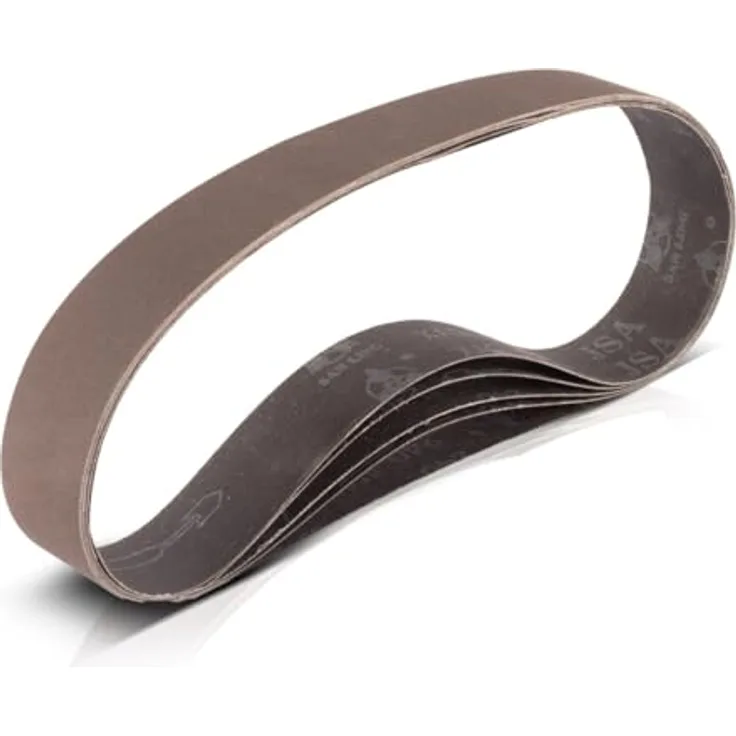 STAHLWERK Schleifband 5er Set mit P240 Körnung 40 x 760 mm Universal-Schleifpapier | Gewebe-Schleifbänder | Schleifmittel für Rohrbandschleifer, Bandschleifer und Schleifgeräte