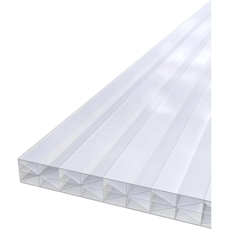 TETZNER & JENTZSCH TEJEPOLY Polycarbonat Stegplatten S5P 1200x6000 mm, weiß-opal, 16 mm, hohe Schlagzähigkeit und Witterungsbeständigkeit