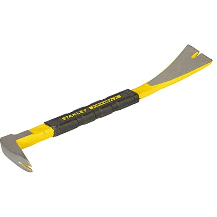 Stanley Fatmax FMHT1-55009, Präzisionseisen mit breiter Schaufel, 25 cm Länge, geschmiedeter Karbonstahl, rutschhemmender Handgriff, gelbe Lackierung – Bild 4
