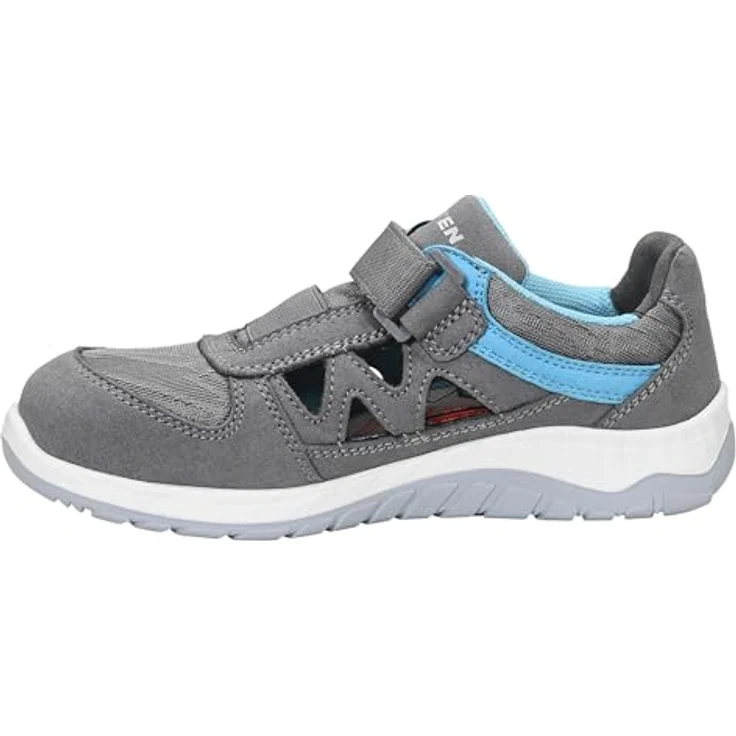 Elten MADDIE Grey Easy, Sicherheitssandale S1P mit Stahlkappe, rutschfester Sohle, Klettverschluss, Gr. 36 – Bild 3