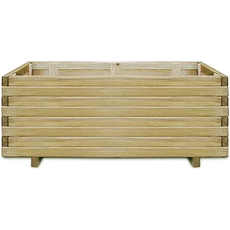 vidaXL Hochbeet 100 x 50 x 40 cm Holz Rechteckig – Bild 2