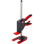 Bessey Einhand-Montagewerkzeug BEYCEPS BEY23, Schraubzwinge mit 180 kg Hubkraft, ergonomisch, werkzeuglos umschaltbar