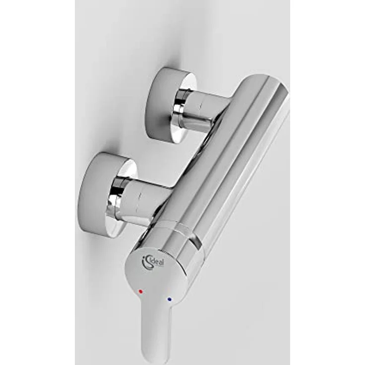 Ideal Standard B9924AA Connect Blue Brausearmatur Aufputz, mit Heißwassertemperaturbegrenzer und wassersparender CLICK-Kartusche – Bild 2