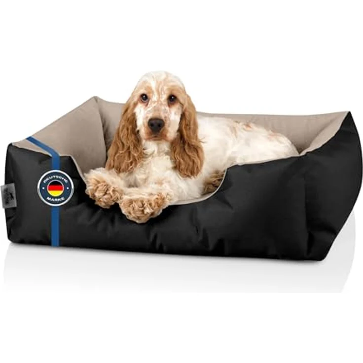 BedDog Hundebett M - Hundekissen - Hundekorb - Hundecouch - Hundesofa - Bezug abziehbar, Waschbar, für Kleine Hunde in verschiedenen Farben – Bild 2