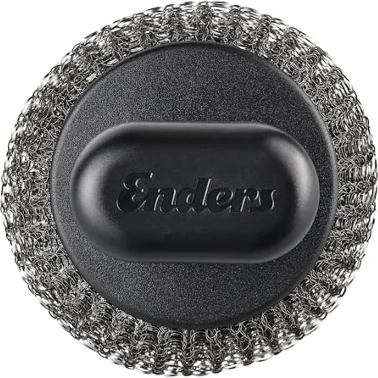 Enders® Grillbürste rund #8828, Edelstahlgewebe für materialschonende Reinigung, geeignet für emailliertes Gusseisen und Edelstahl – Bild 2