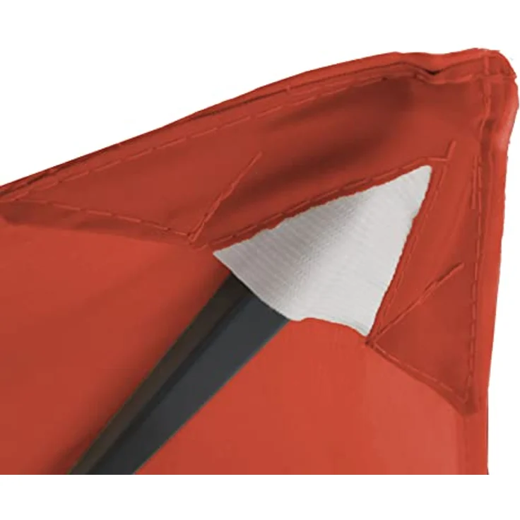 Quick Star Pavillon-Ersatzdach 3x3m, Rotorange RAL 2001, wasserabweisend, mit Lüftungsschlitzen, 180 g/m² – Bild 7