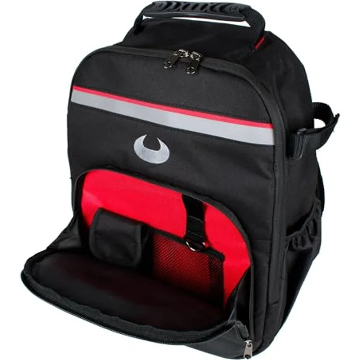 Mephisto-Tools Werkzeugrucksack "Fire", wasserdichtes 600D Polyester, 25L, Traglast 30 KG, robust und langlebig – Bild 7
