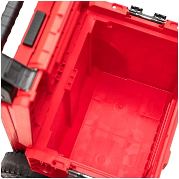 Tool Brothers Toolbrothers RHINO PRO Cart 2.0 Plus, Werkzeugkoffer in RED Ultra HD, stapelbar, 29 l, IP54, abnehmbarer Doppelteleskopgriff, 490 x 415 x 660 mm – Bild 5
