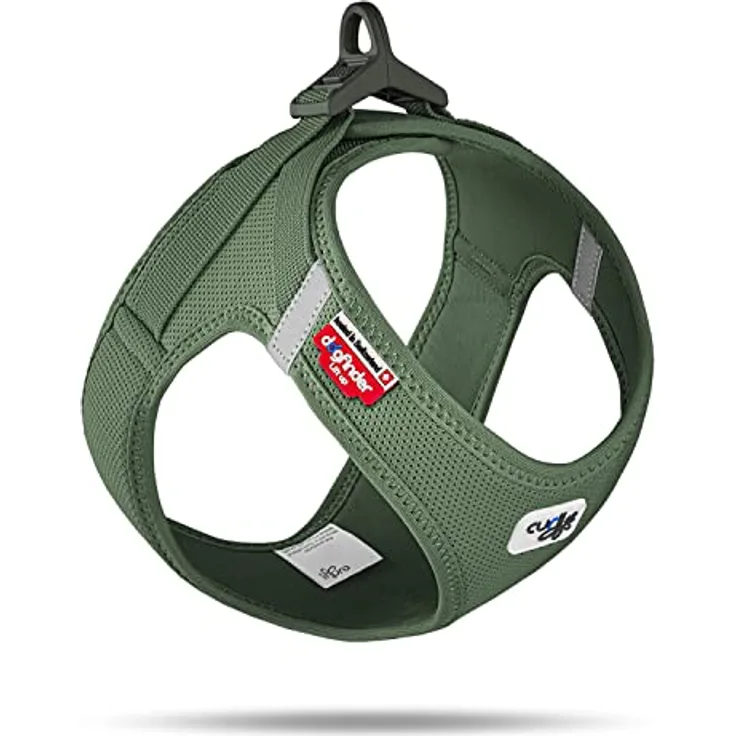 Curli Vest Harness Clasp Air-Mesh, PN2805, Grün (Moss), 2XS
