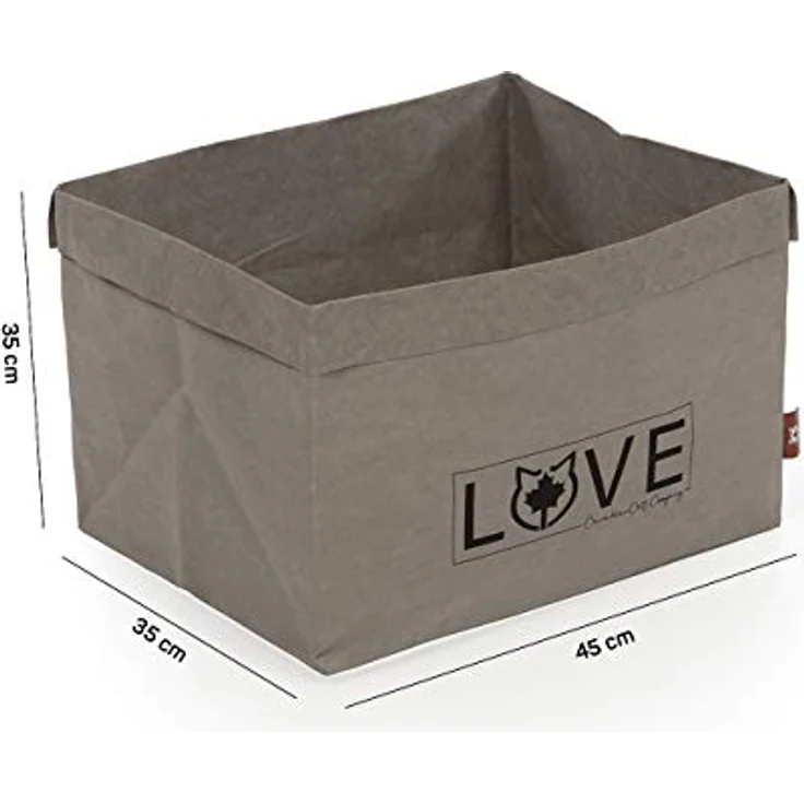 CanadianCat Company | Katzenbett 45 x 35 x 35 cm - Kuschelbett, Bettchen für alle Katzen die Pappe und Papier lieben – Bild 5