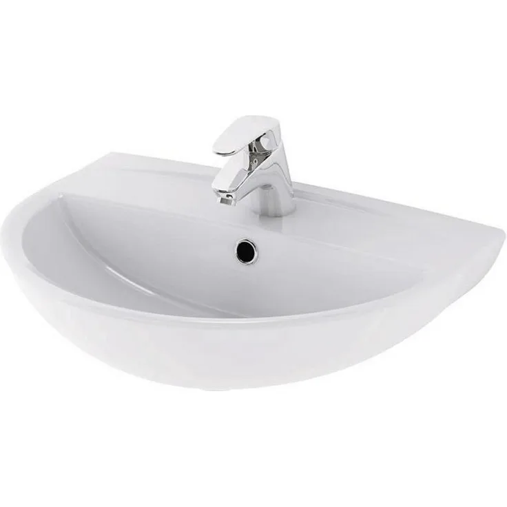 Belvit Tulpen Keramik Waschbecken 50cm, Belvit Waschbecken BV-WB8001 (1-St)
