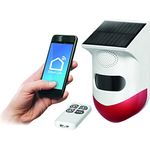 VIRONE AS-7 Alarmanlage Mit Eingebaute Sirene Und Solarbatterie Erngesteuert Über WiFi und TUYA