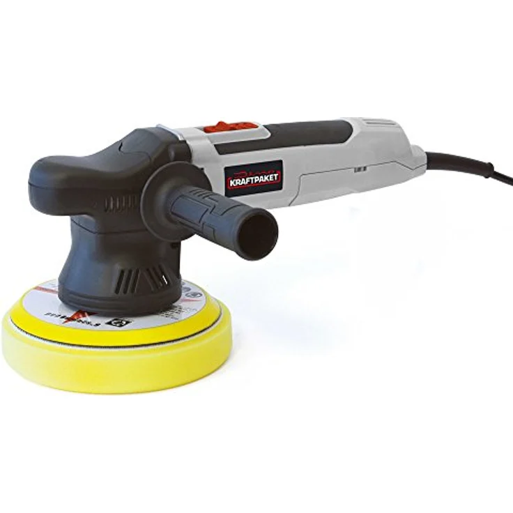 DINO KRAFTPAKET Exzenterpoliermaschine, 230V, 650W, 1600 - 6400 U-min, 125-150mm, 9mm Hub – Bild 3