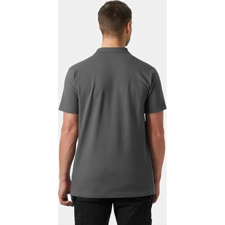 Helly Hansen Manchester Polo, Arbeitsshirt mit geripptem Kragen - Schwarz – Bild 6