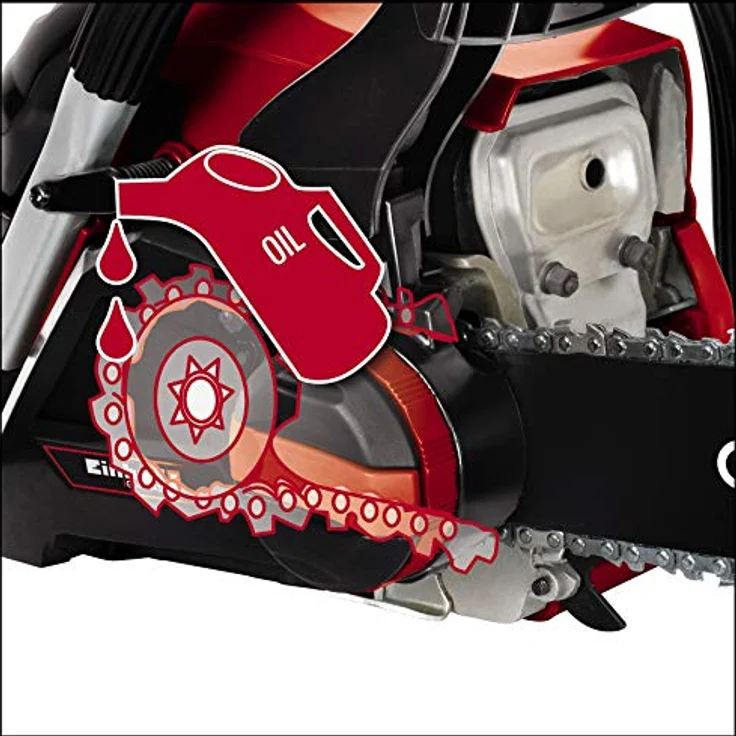 Einhell Benzin-Kettensäge GC-PC 1435 I TC Kit OREGON-Qualitätsschwert und –kette Auto-Choke und Prim – Bild 8