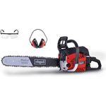 Scheppach CSP530s, Benzin-Kettensäge mit 53cc Hubraum und hoher Leistung