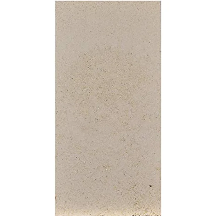 FIREFIX 2050/1 Schamottestein (formgepresst) 20 mm stark, Abmessung 250 x 124 mm, Gelblich