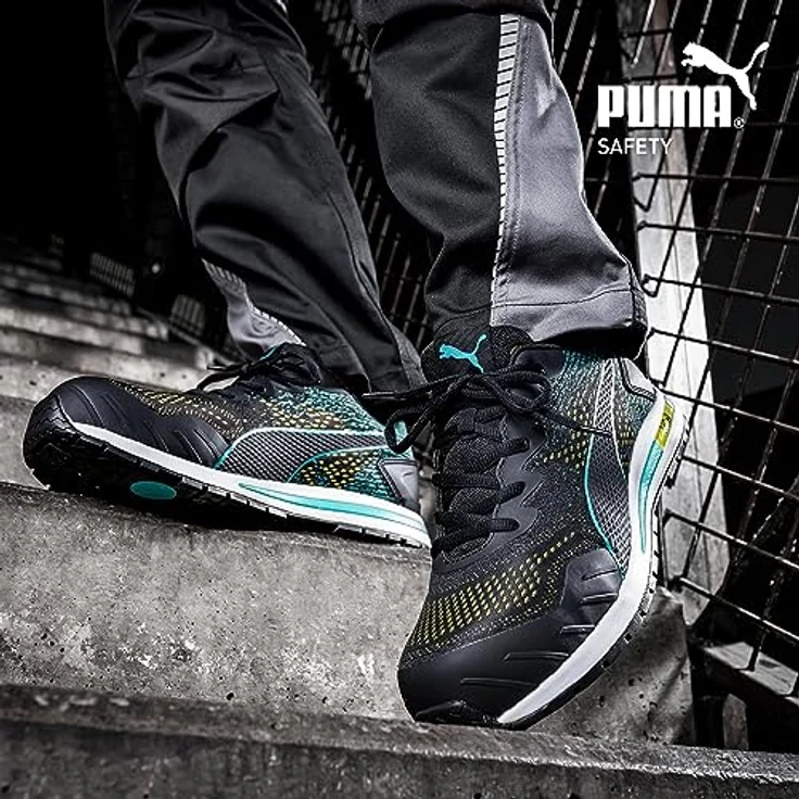PUMA Safety VIVID LOW Arbeitsschuh, recyceltes Obermaterial, blau – Bild 6