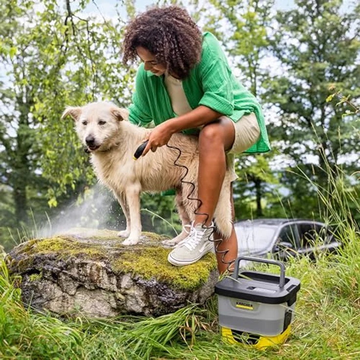 Kärcher Mobile Outdoor Cleaner OC 4 + Pet Kit, Akku-Hochdruckreiniger mit Pet Zubehör, 8 Liter Wassertank – Bild 5