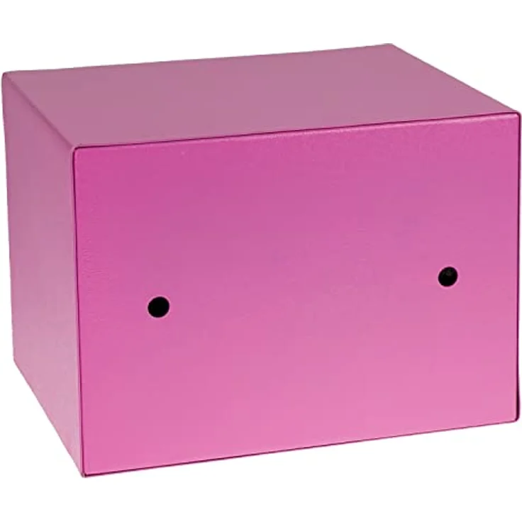 HMF 46126-15 Safe Tresor klein mit Zahlenschloss, Möbeltresor | 23 x 17 x 17 cm | Pink - Preisvergleich – Bild 4