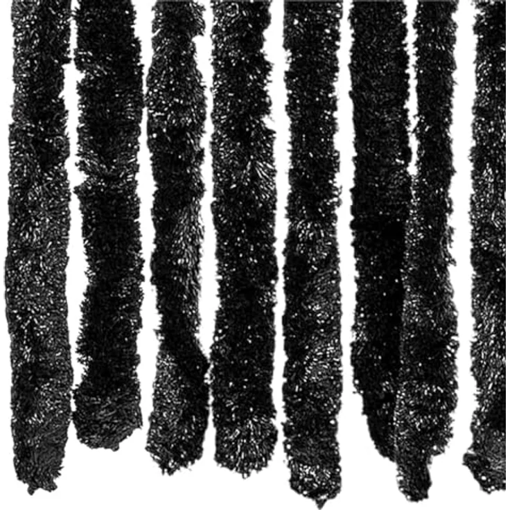 vidaXL Insektenschutz-Vorhang Anthrazit 120x220 cm Chenille – Bild 6