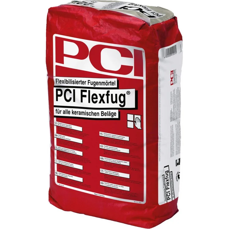 PCI Flexfug® sandgrau, flexibler Fugenmörtel für innen und außen, 25 kg