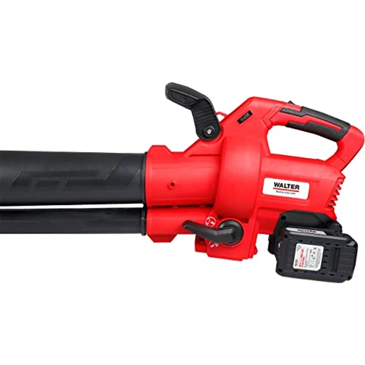 WALTER Professional Li-Ion Akku-Laubbläser und Laubsauger 40V, Blasgeschwindigkeit 160-210 km/h, 10,3 m³/min Einsaugvolumen, 45 l Laubsackkapazität, 3,4 kg, inkl. Tragegurt – Bild 7