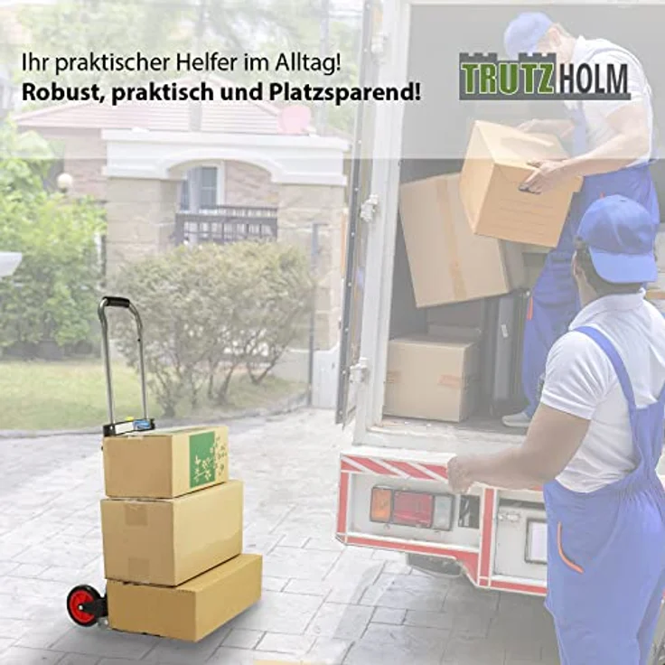 TRUTZHOLM Sackkarre höhenverstellbar, klappbar 60 kg – Bild 5