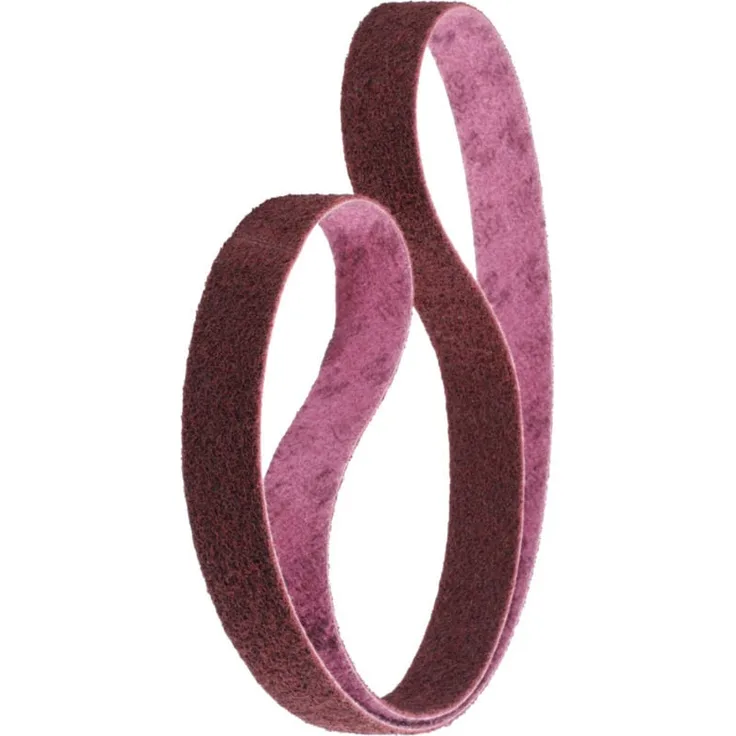 3M Vlies-Schleifband (a) sc-bl, 50 x 2000 mm, Körnung 180, rot, für Metall- und Holzoberflächen