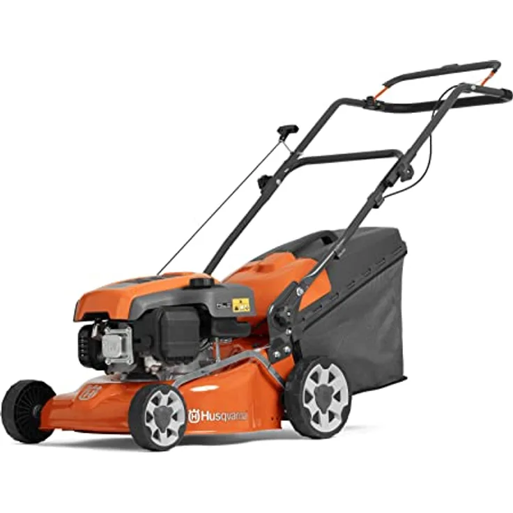 Husqvarna® Benzin-Rasenmäher "LC 140 P", 40 cm Schnittbreite, 1,95 kW, handgeführt, klappbarer Holm, 50 l Fangkorb mit Staubschutz