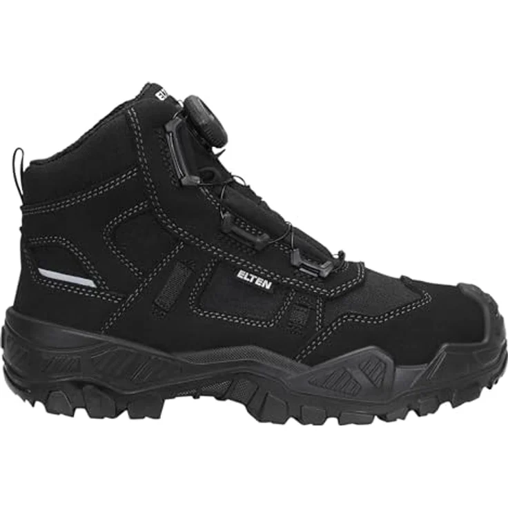 ELTEN Sicherheitsstiefel MIKE BOA® black Mid ESD S3S, hydrophobierte Mikrofaser, Gr. 47 – Bild 6