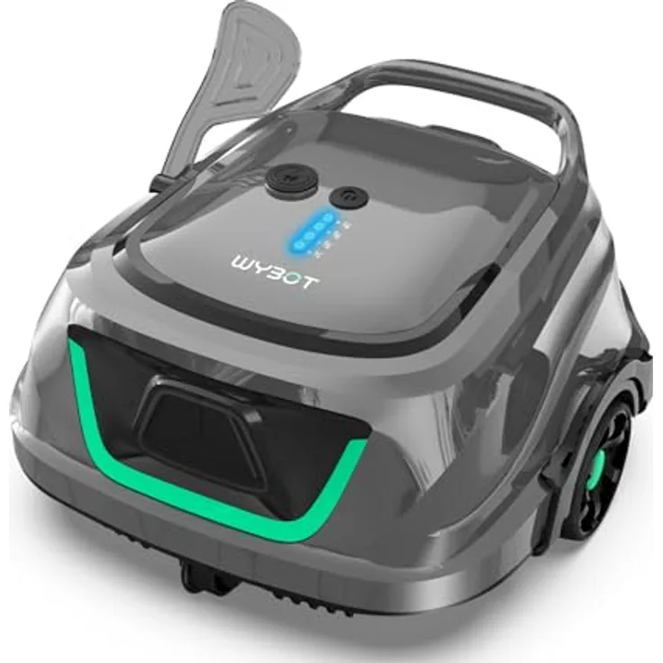 Wybot A1, Wireless Poolreinigungsroboter mit 120 Minuten Akkulaufzeit, intelligenter Kantenreinigung und fortschrittlichem Filtersystem