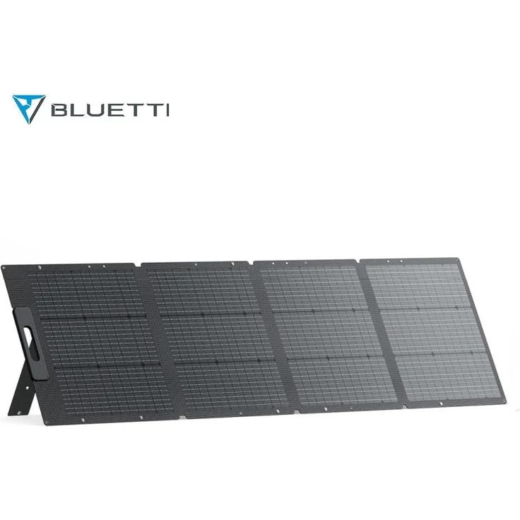 BLUETTI Solarpanel MP200, 200W tragbares monokristallines Solarmodul mit verstellbaren Ständern und ETFE-Beschichtung für Reise und Camping